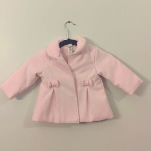 Little Me Girls 18M pink peacoat